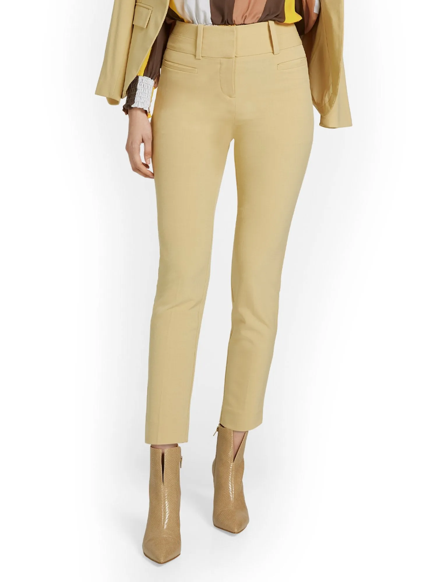 Petite High-Waisted Modern Fit Ankle Pant - Essential Stretch