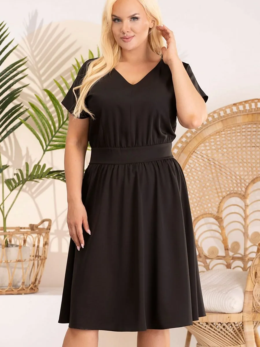 Plus size dress model 183384 Karko