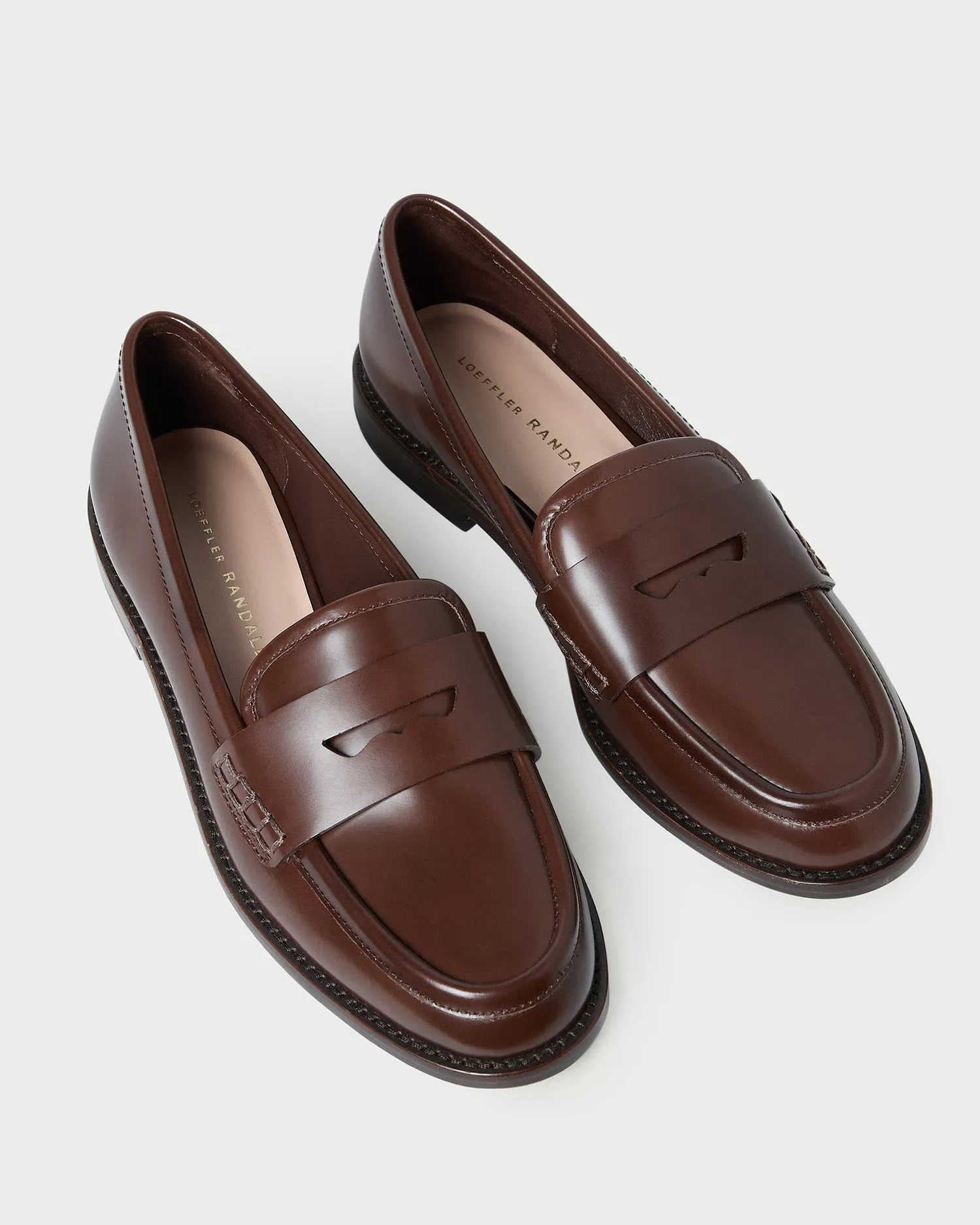 Rachel Espresso Leather Loafer