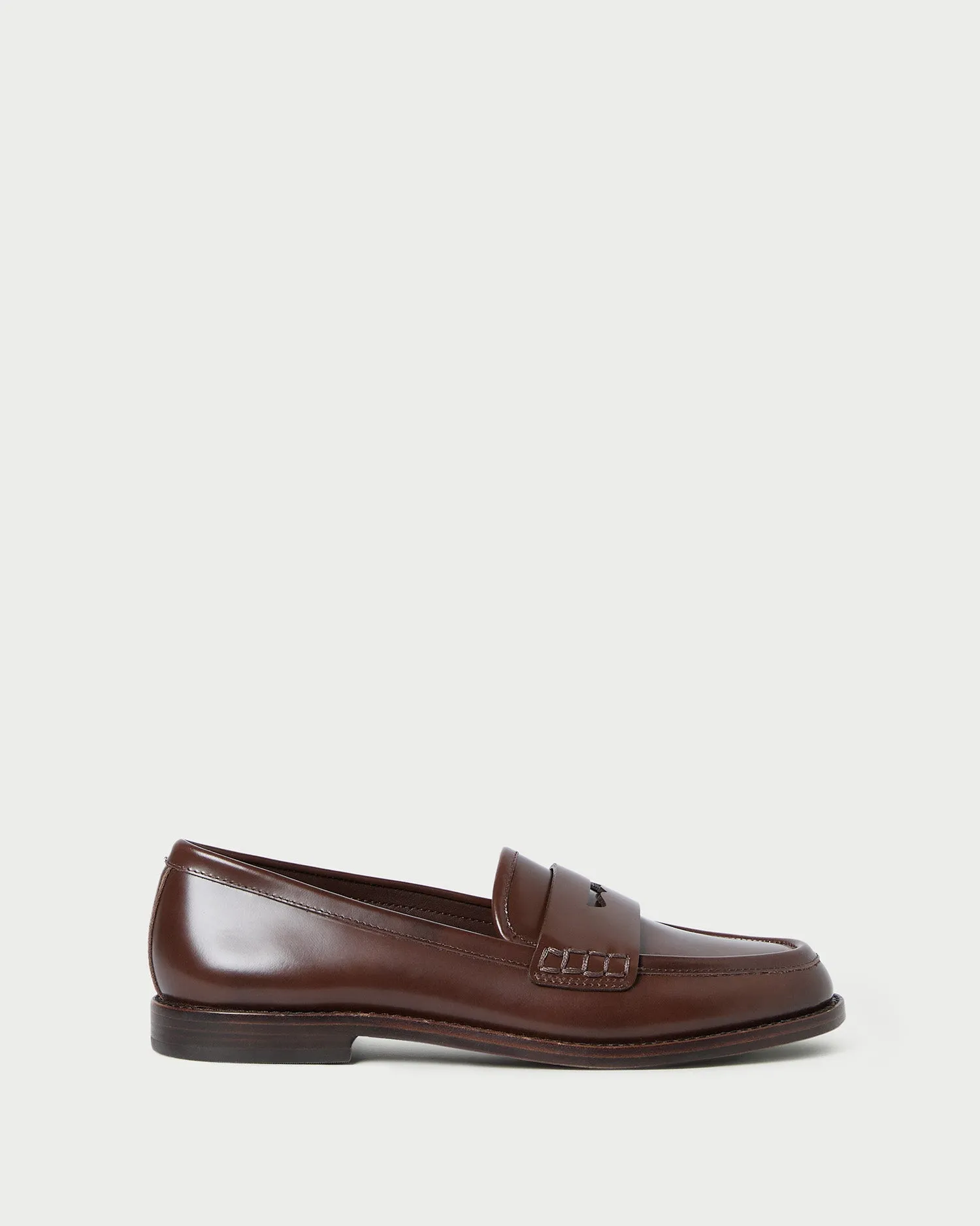 Rachel Espresso Leather Loafer