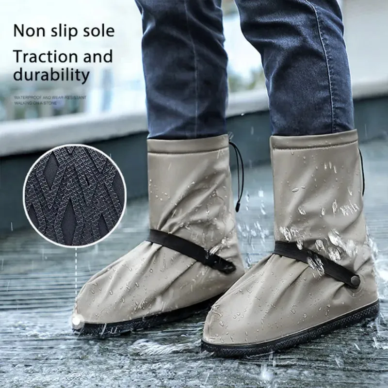 Rain Shoe Cover Creative Waterproof Reusable Motorcycle Cycling Bike Rain Boot Shoes Covers Rainproof Shoes Cover Rain Outdoor