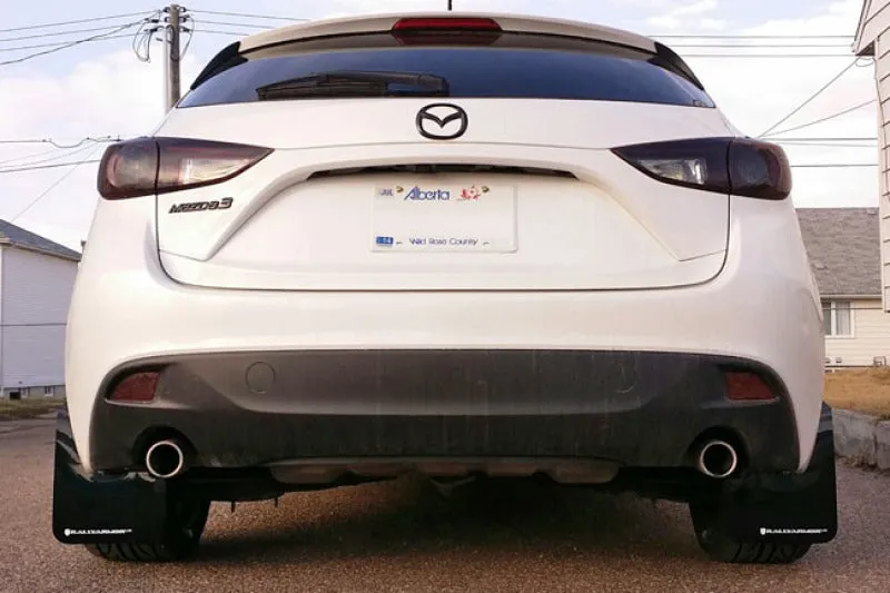 Rally Armor 2014  Mazda3/Mazdaspeed3 UR Black Mud Flap w/ Red Logo