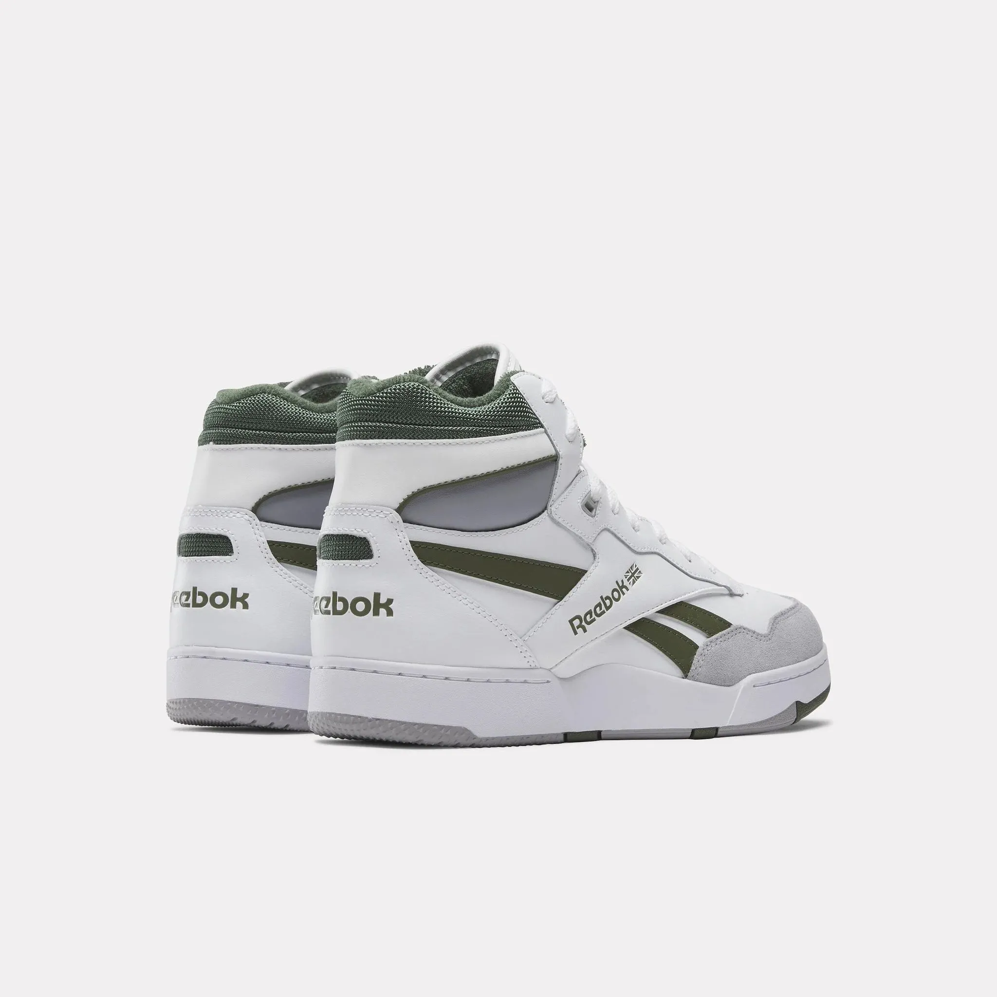 Reebok BB4000 II Mid White/Grey/Green 100032748