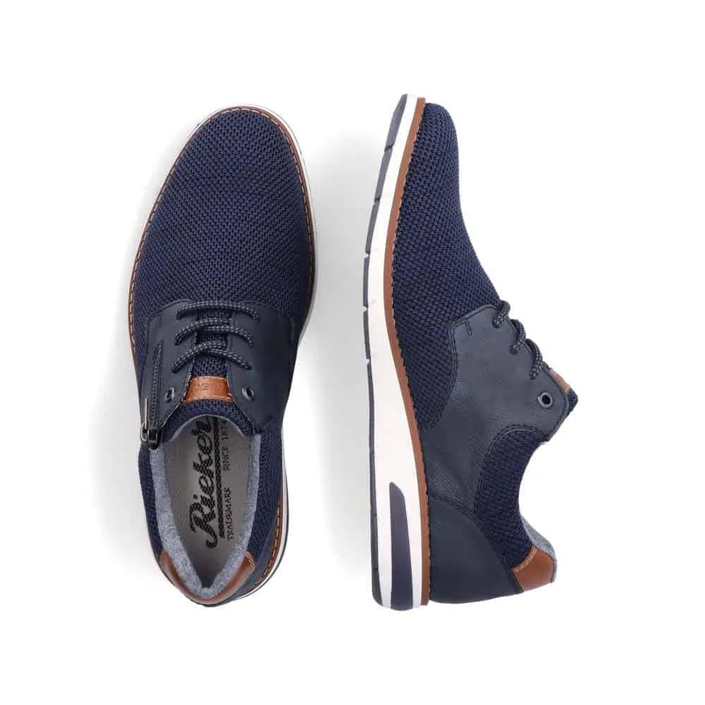 Rieker Men's Dress Sneakers- Blue
