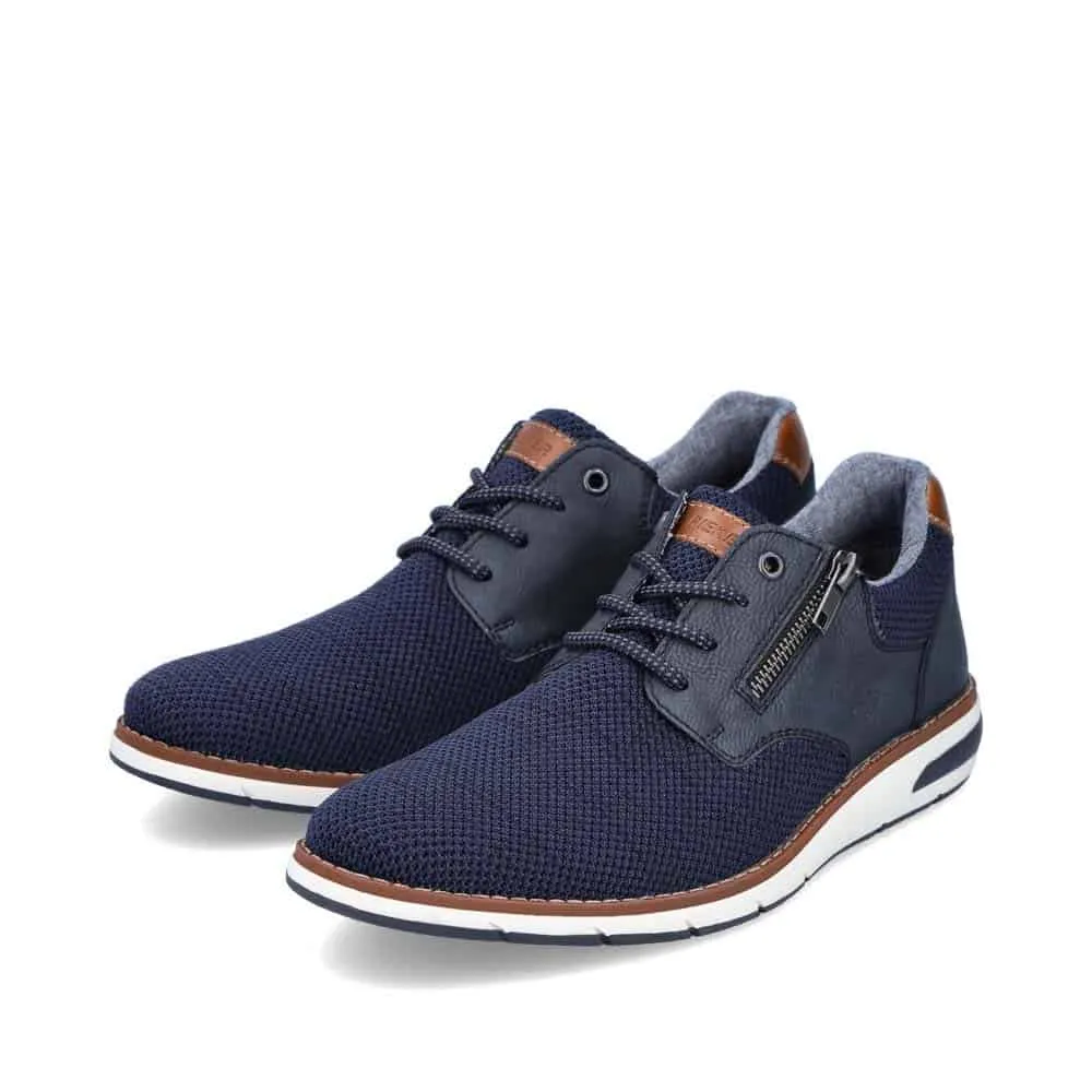 Rieker Men's Dress Sneakers- Blue