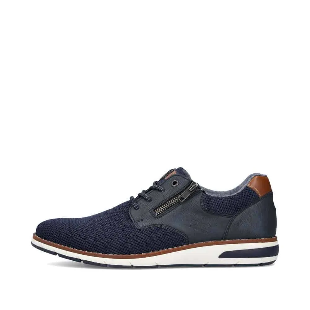 Rieker Men's Dress Sneakers- Blue