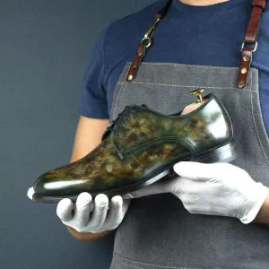 Robin Cezanne Derby Patina Goodyear welt Shoes Limited Edition-Wholesale