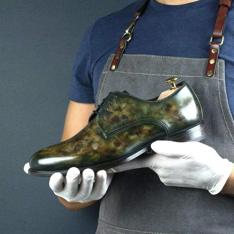 Robin Cezanne Derby Patina Goodyear welt Shoes Limited Edition-Wholesale