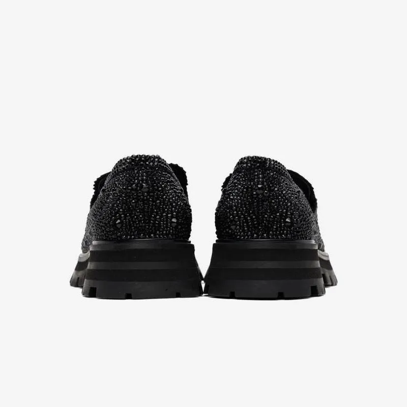 Round Toe Suede Leather Party Shoes