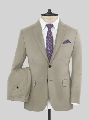 Scabal Sandune Beige Wool Suit