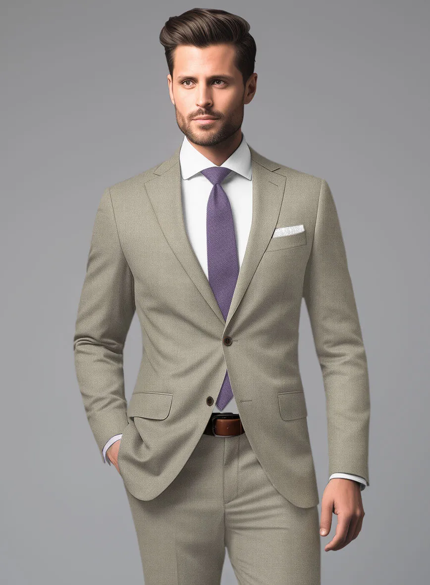Scabal Sandune Beige Wool Suit