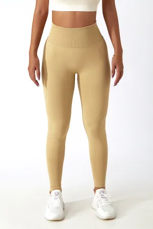 Sculpt Seamless Scrunch Leggings - Khaki