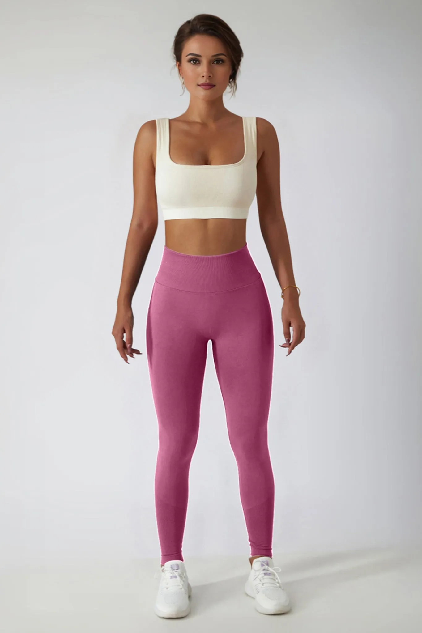 Sculpt Seamless Scrunch Leggings - Lavender