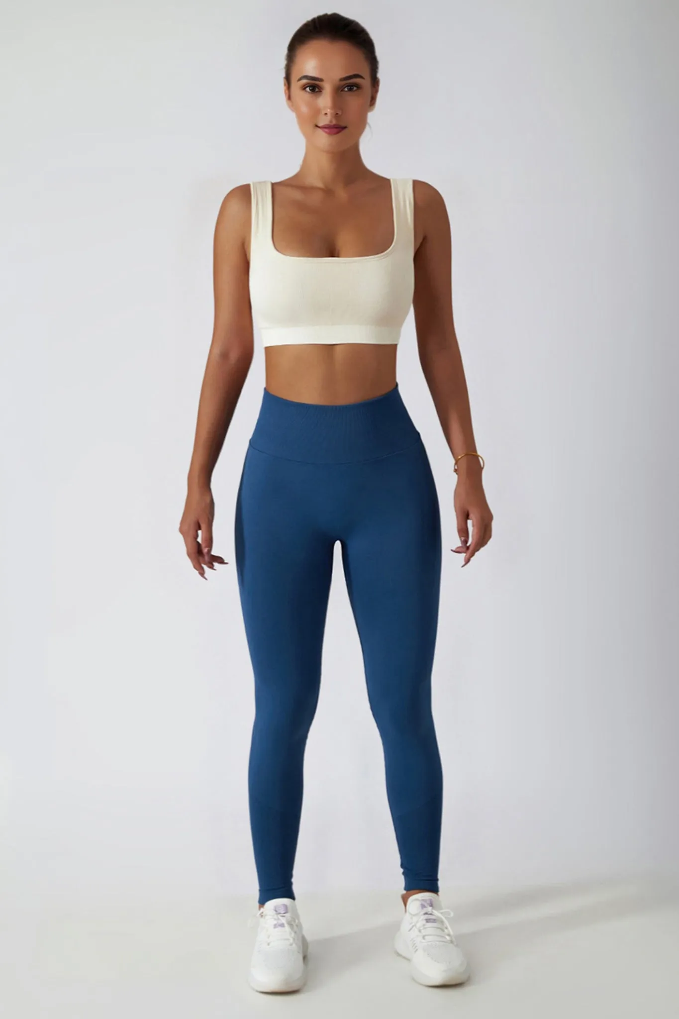 Sculpt Seamless Scrunch Leggings - Royal Blue