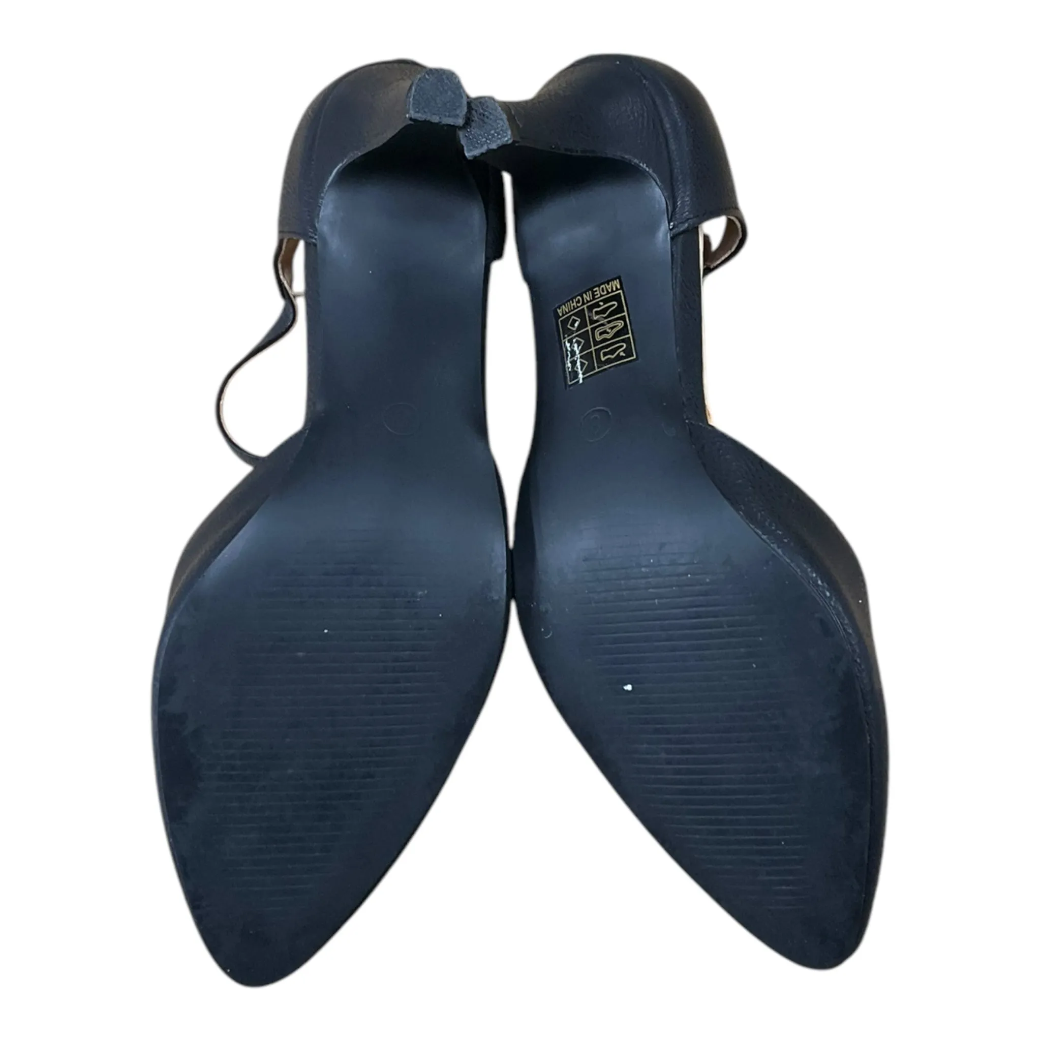 Shoes Heels Kitten By Cato In Black, Size: 8