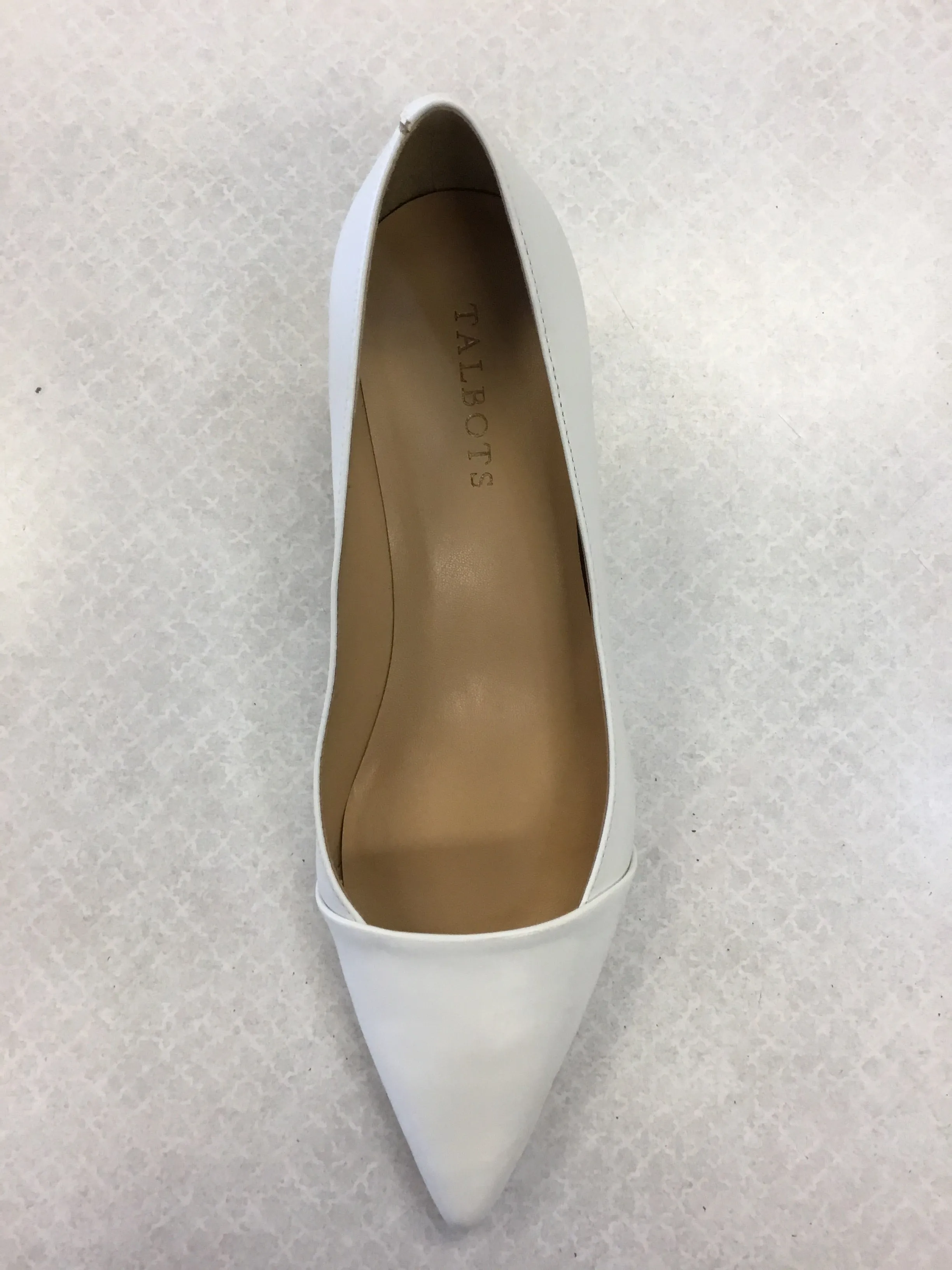 Shoes Heels Kitten By Talbots In White, Size: 9