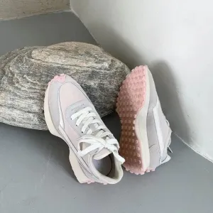 SKWB0352 Women's Casual Shoes - Suede Leather Platform Chunky Sneakers