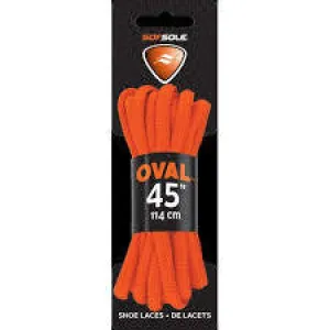 Sofsole Kids Oval Sport Shoe Laces 45" Neon Orange