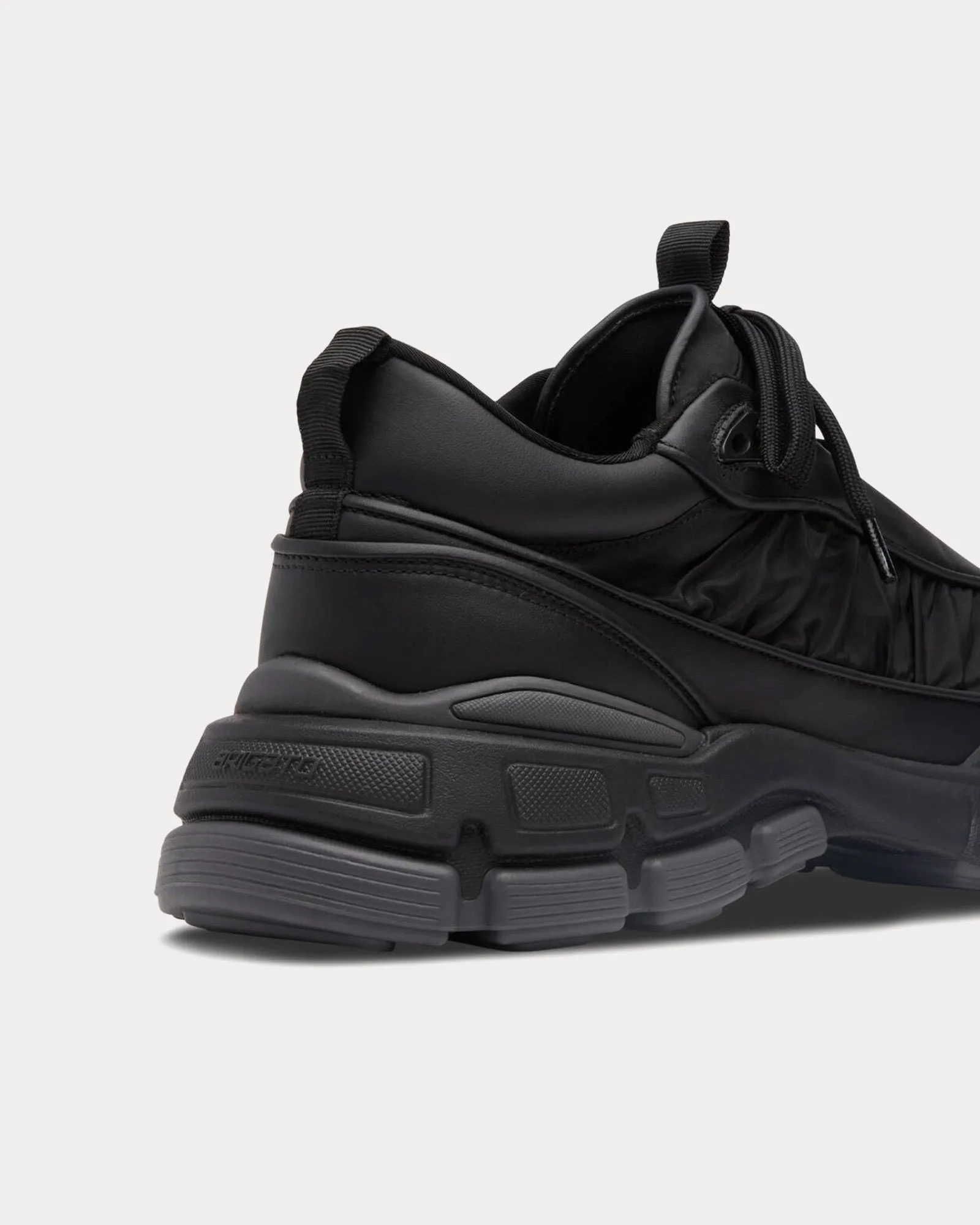 Sphere Ruche Black / Off Black Low Top Sneakers