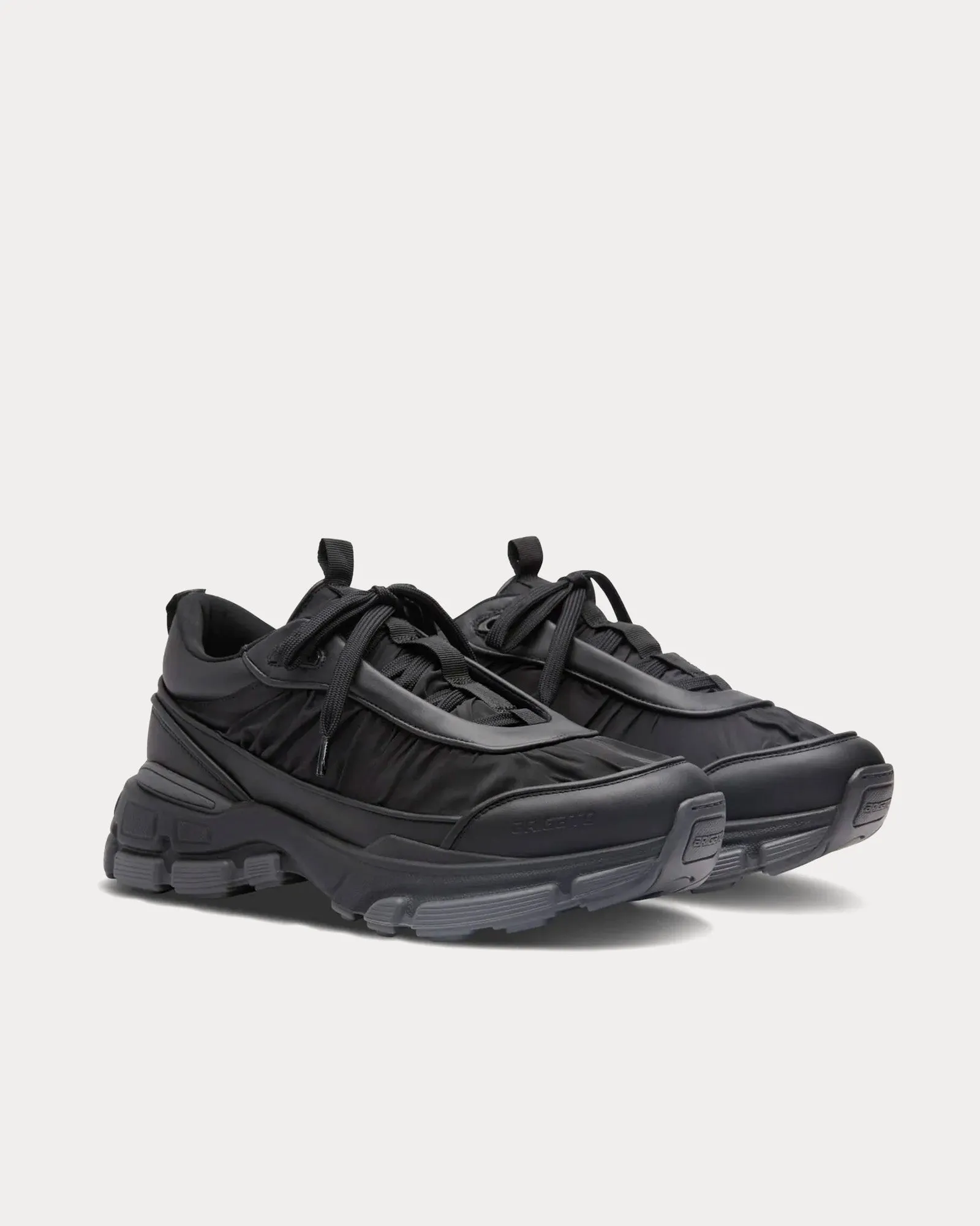 Sphere Ruche Black / Off Black Low Top Sneakers