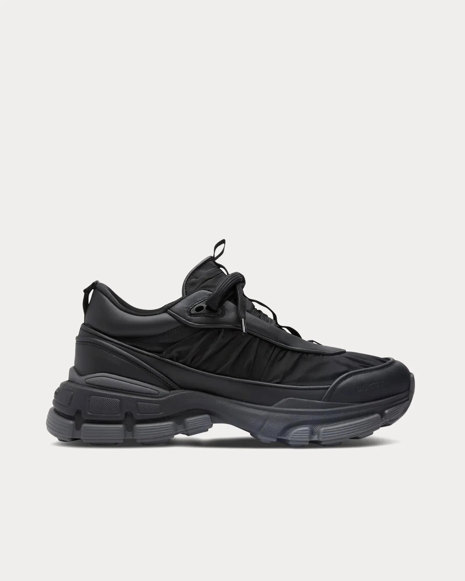 Sphere Ruche Black / Off Black Low Top Sneakers