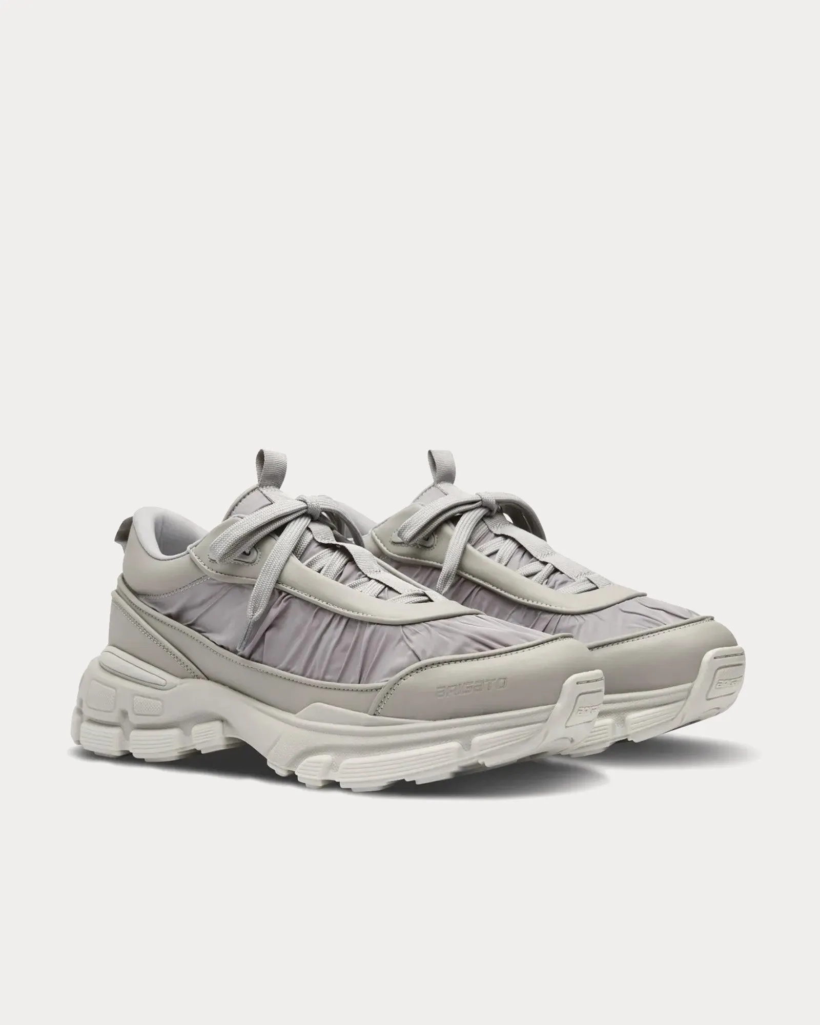 Sphere Ruche Grey / Off White Low Top Sneakers