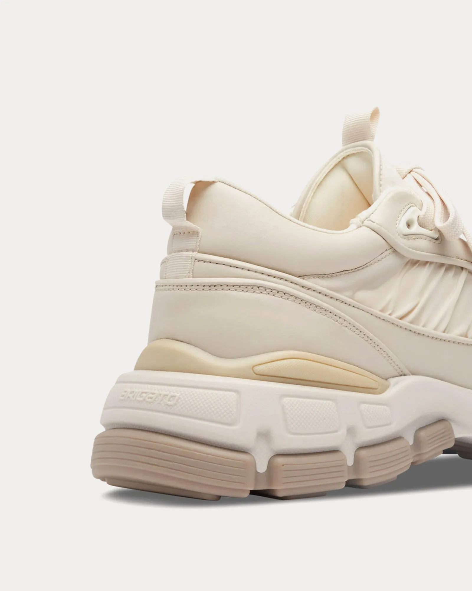 Sphere Ruche Off White / Beige Low Top Sneakers
