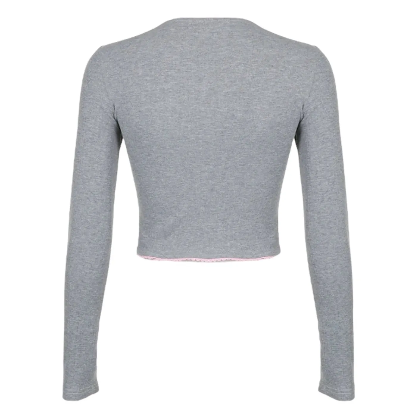 Sweet Edge Ribbed Crop Top 🌸