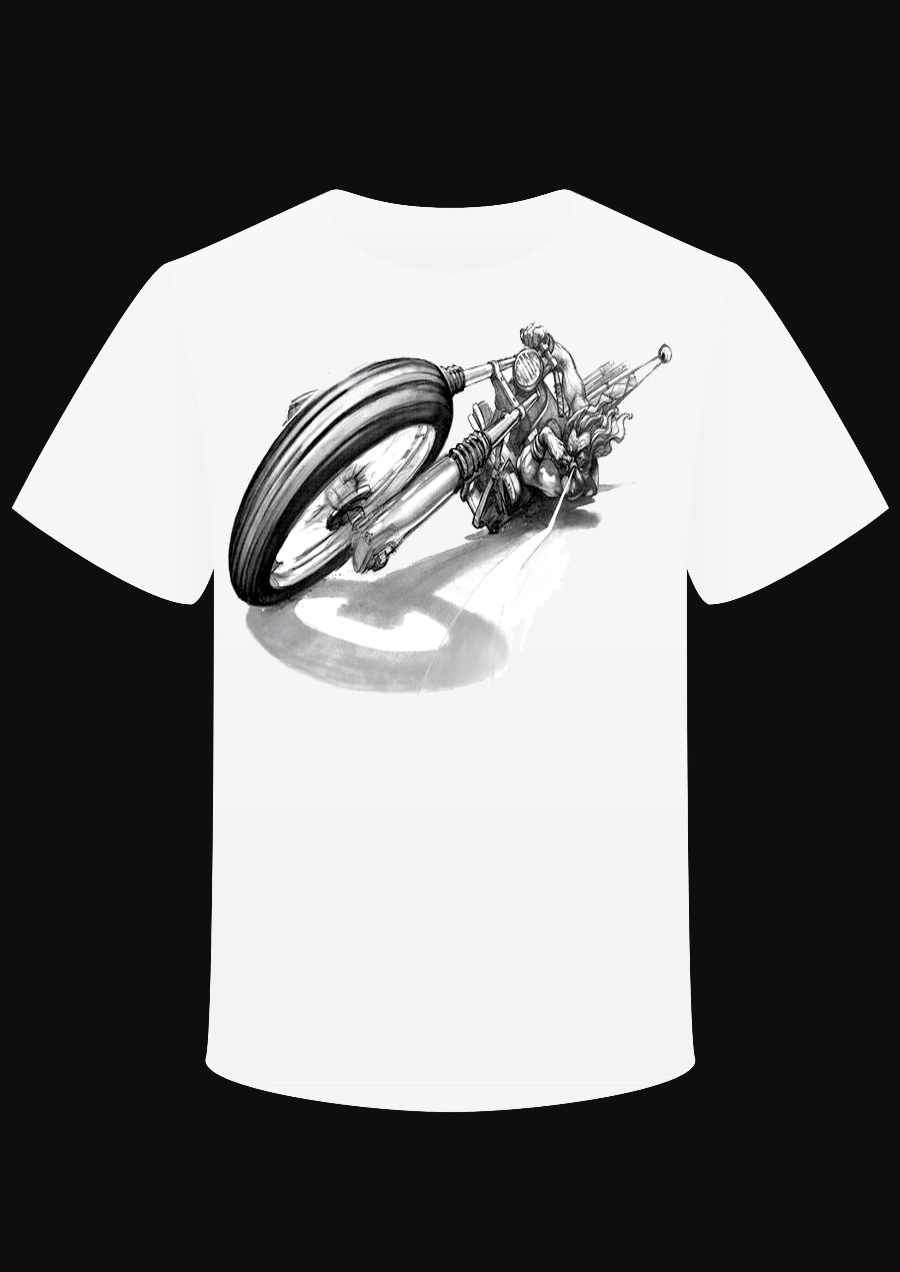 T-shirt "Riding line"