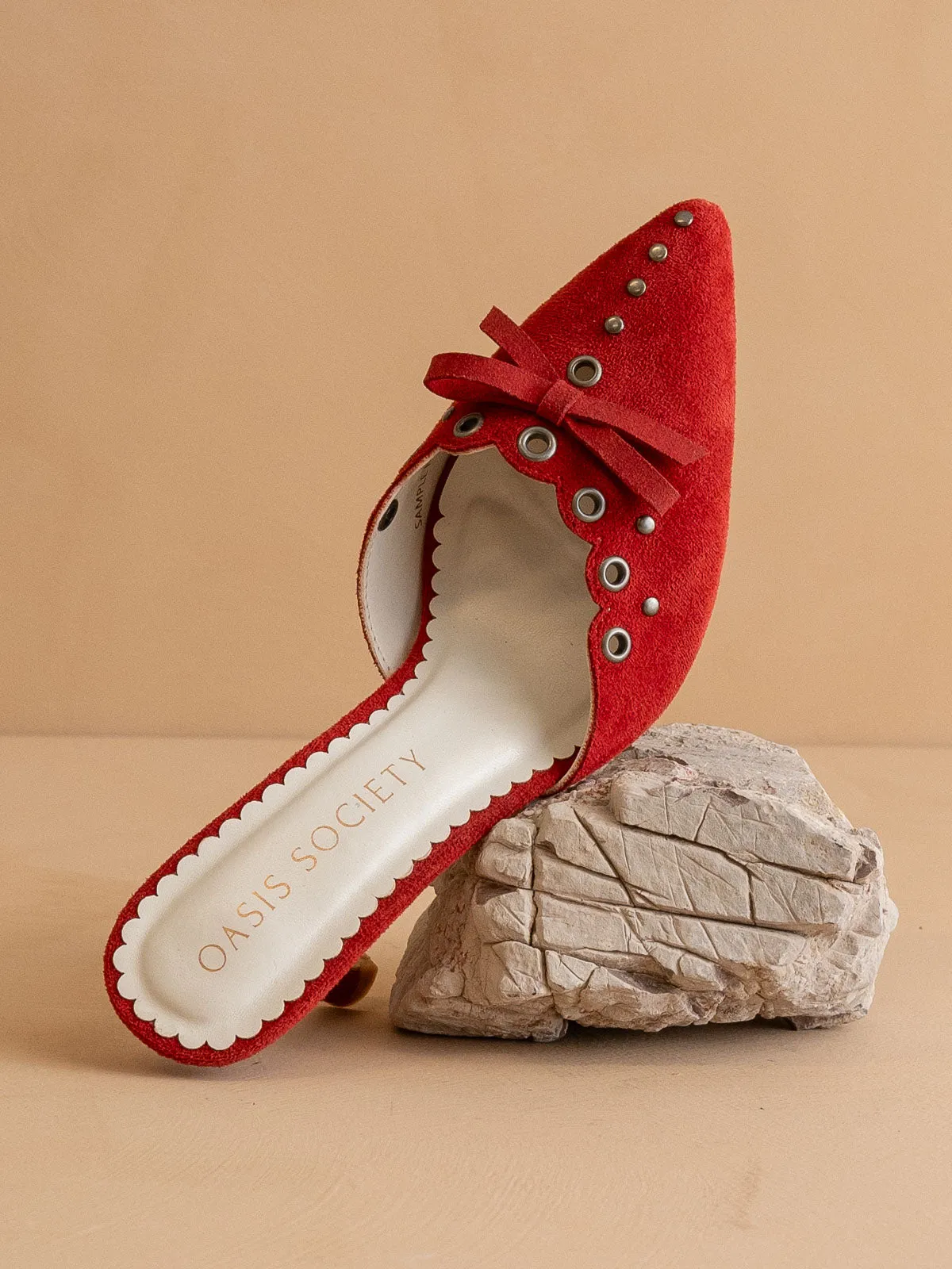 The Meridian | Red Kitten Heel