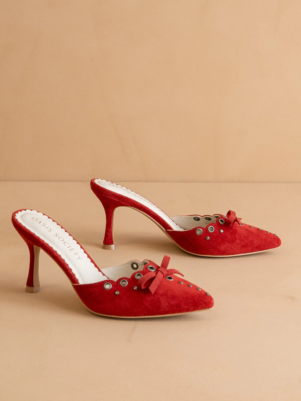 The Meridian | Red Kitten Heel