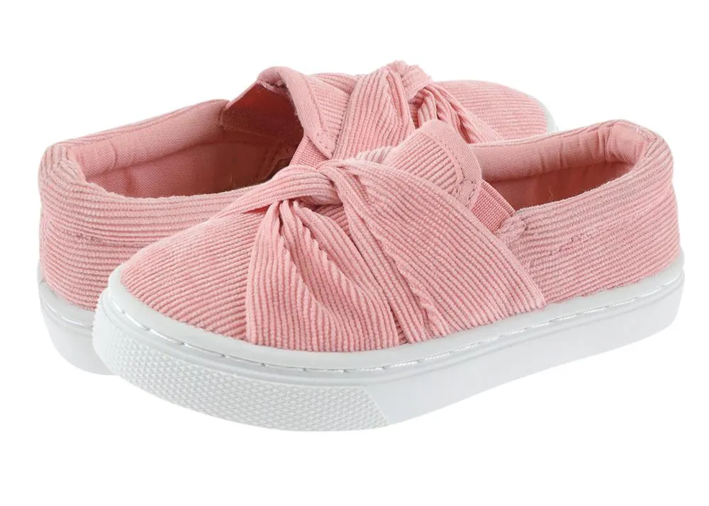 Toddler Girls Corduroy Slip On Sneakers