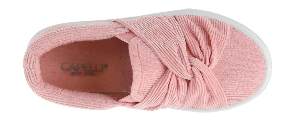 Toddler Girls Corduroy Slip On Sneakers