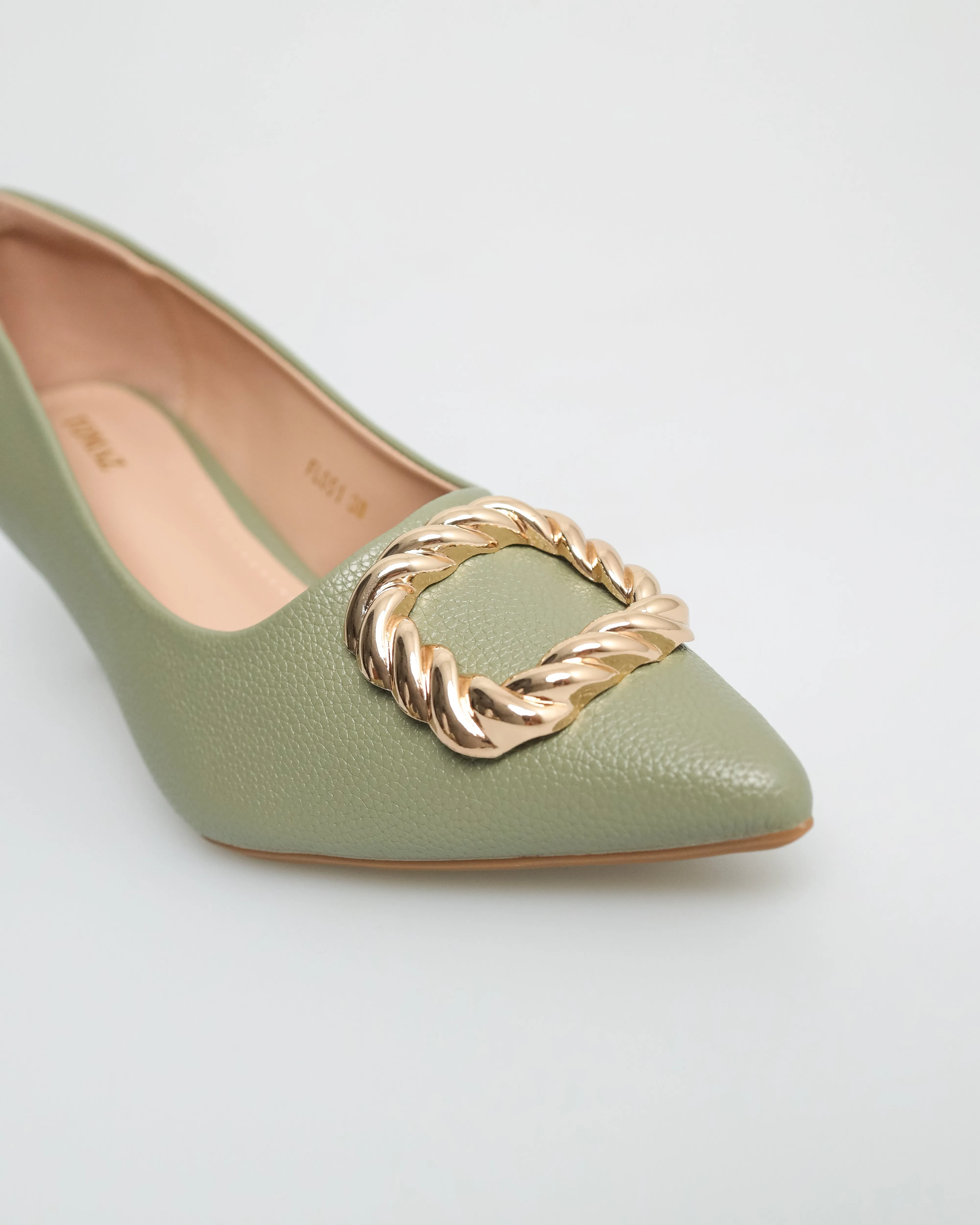 Tomaz FL051 Ladies Gold Crusted Heels
