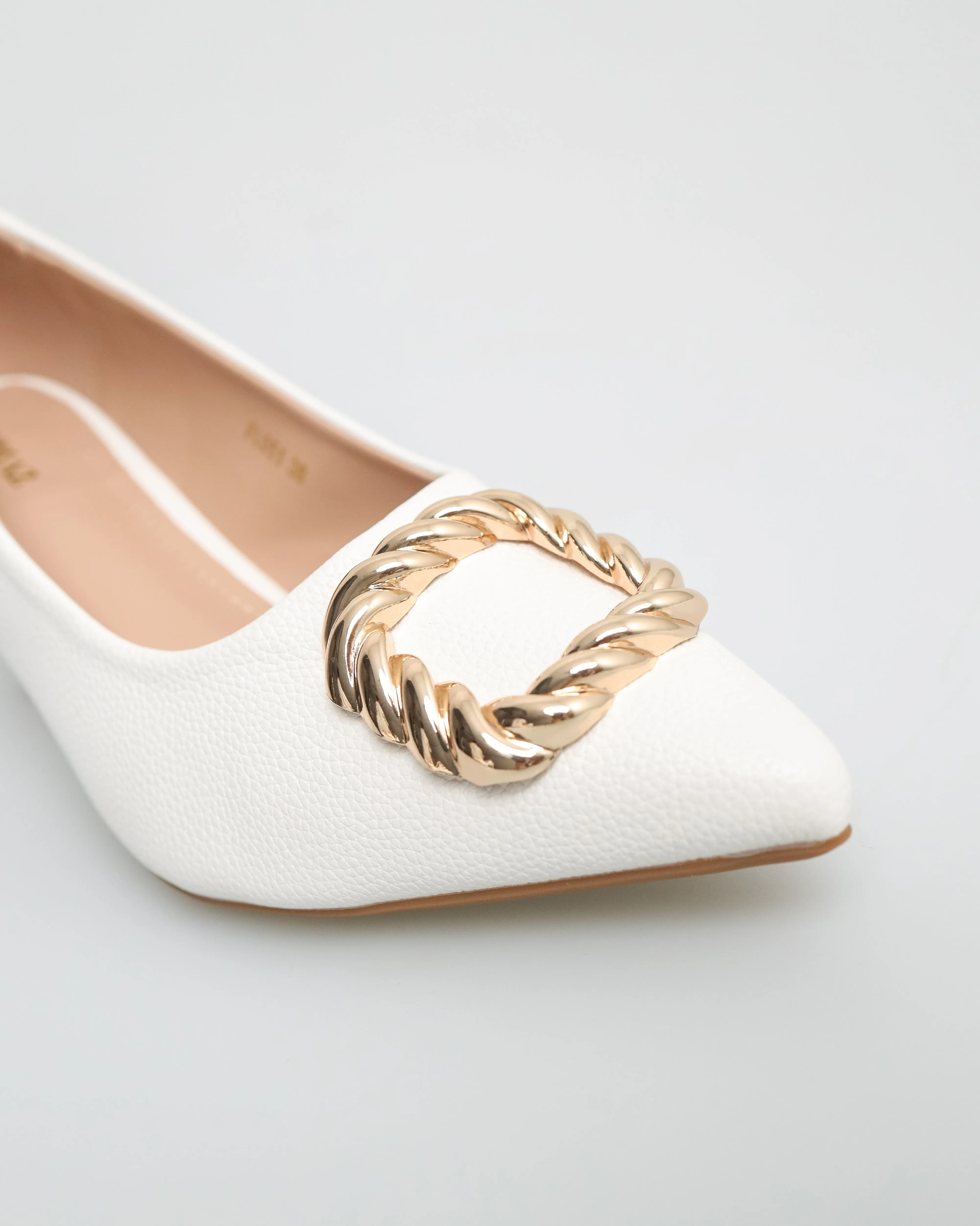 Tomaz FL051 Ladies Gold Crusted Heels