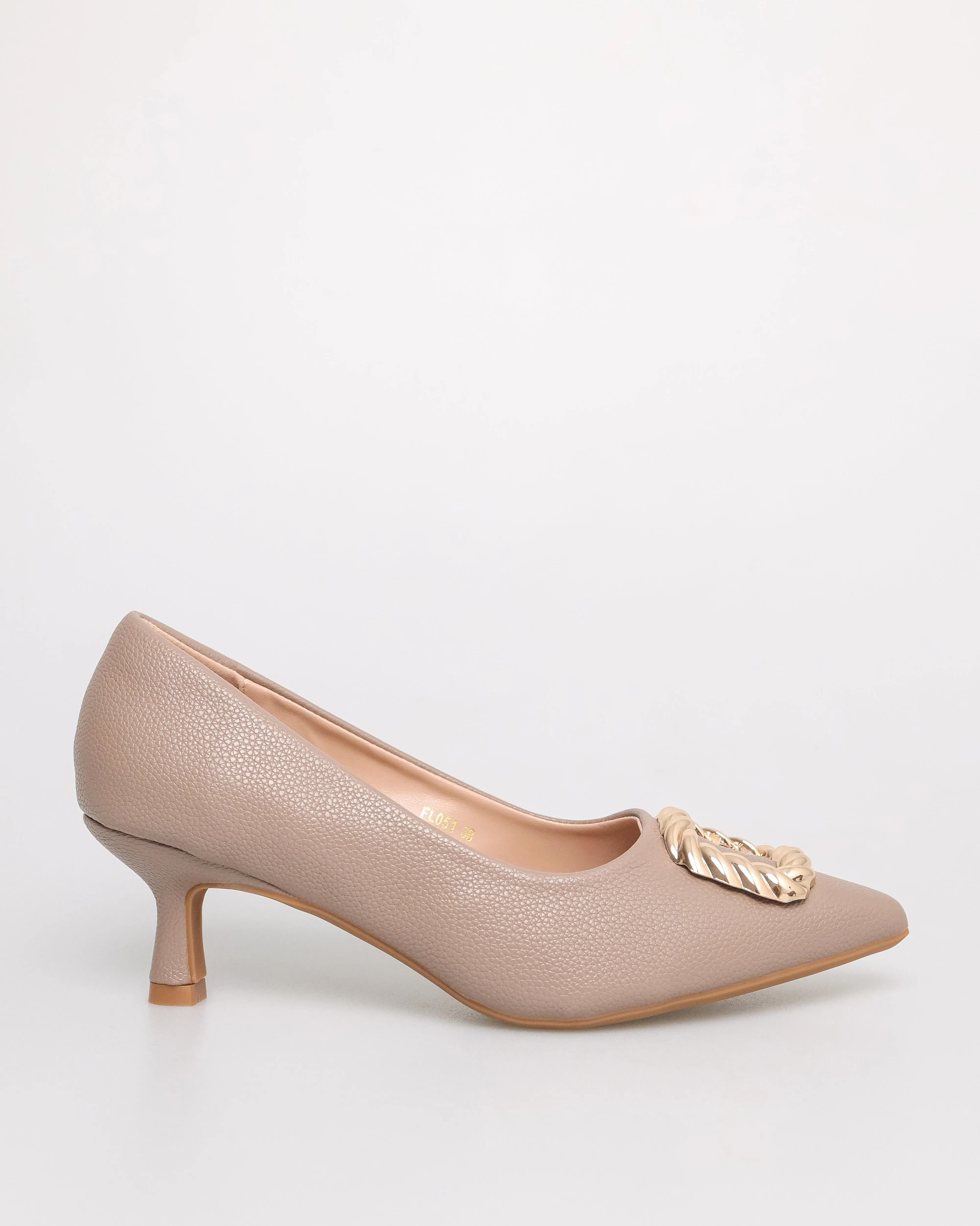 Tomaz FL051 Ladies Gold Crusted Heels