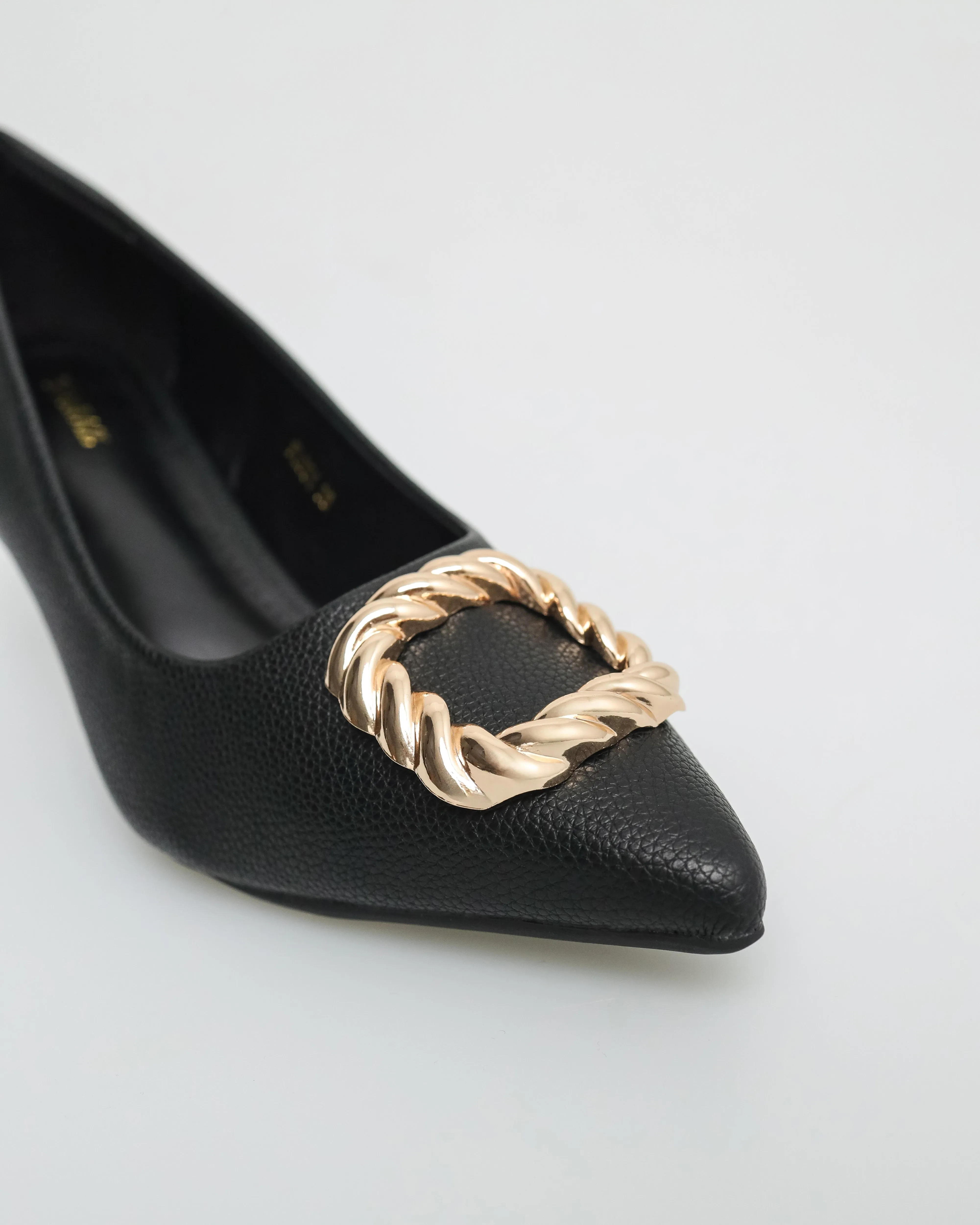 Tomaz FL051 Ladies Gold Crusted Heels