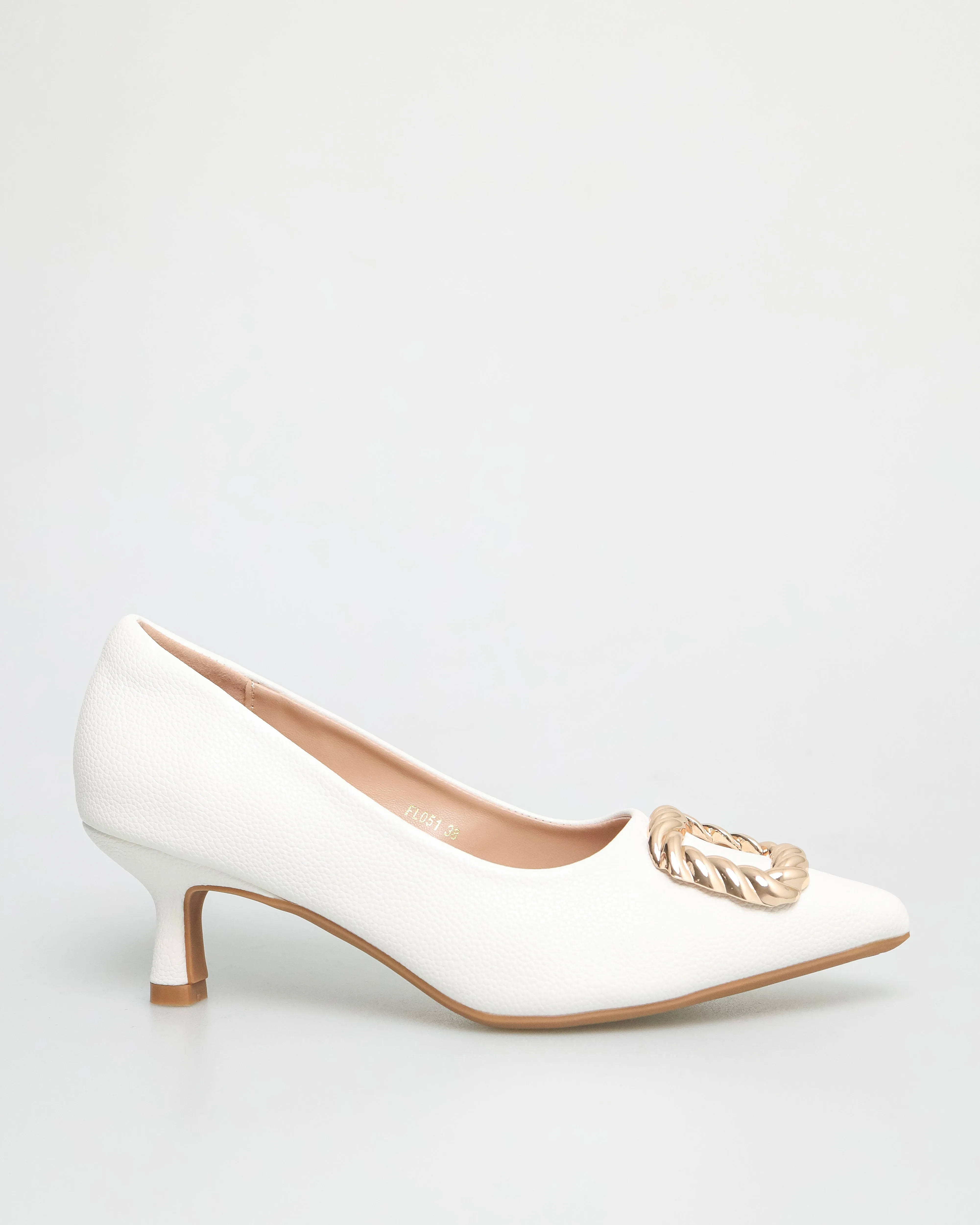 Tomaz FL051 Ladies Gold Crusted Heels