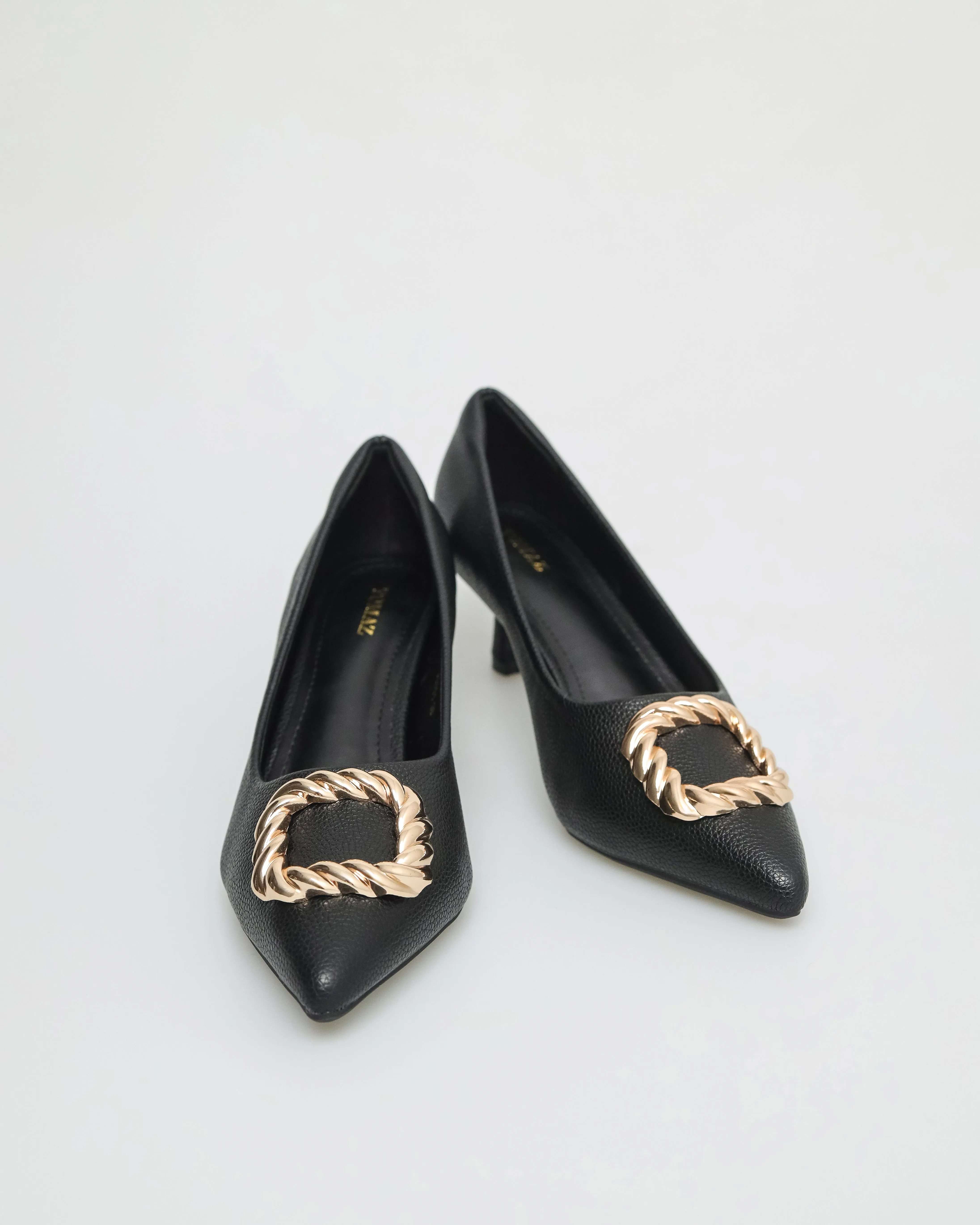 Tomaz FL051 Ladies Gold Crusted Heels