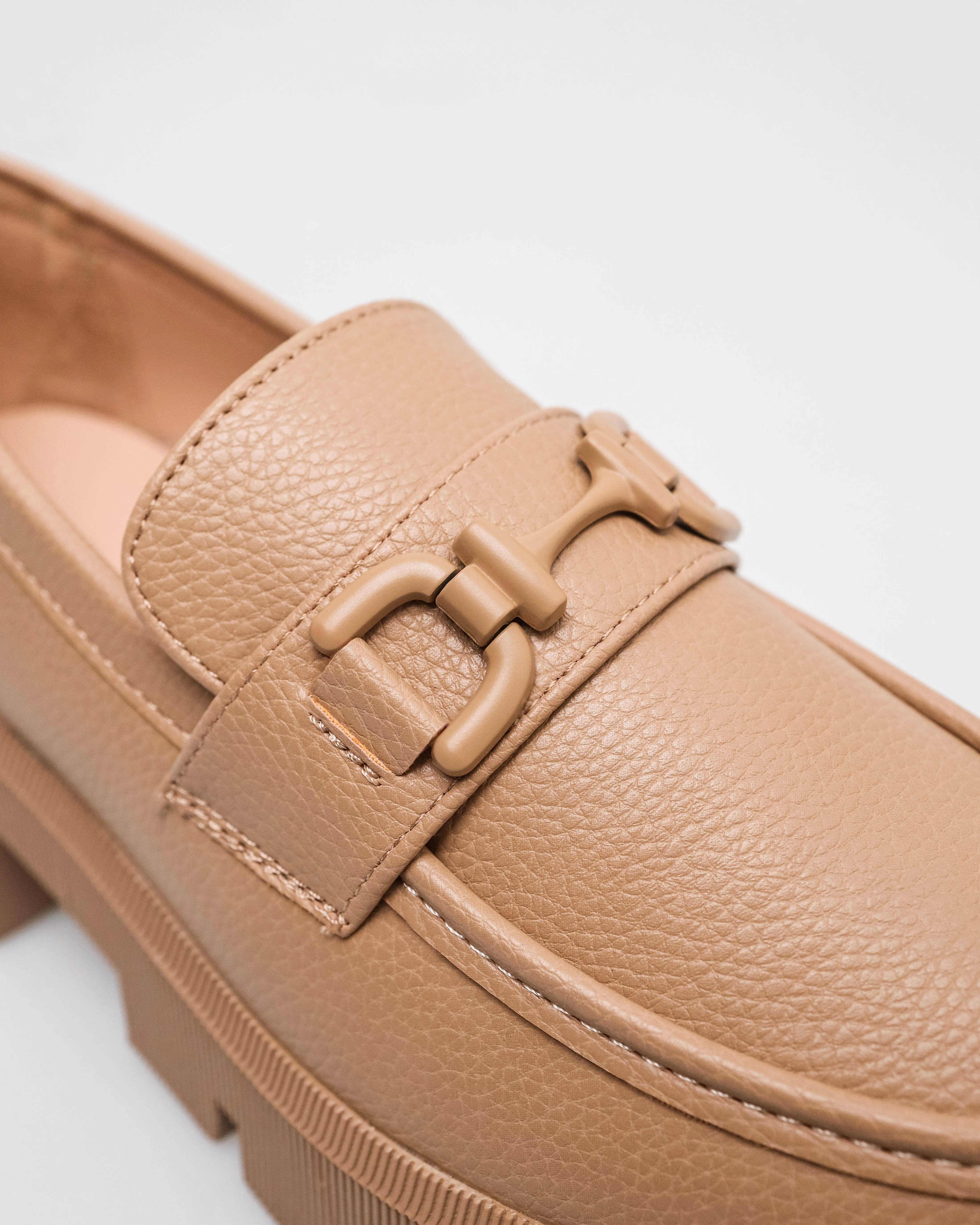 Tomaz NN493 Ladies Chunk Horsebit Loafers