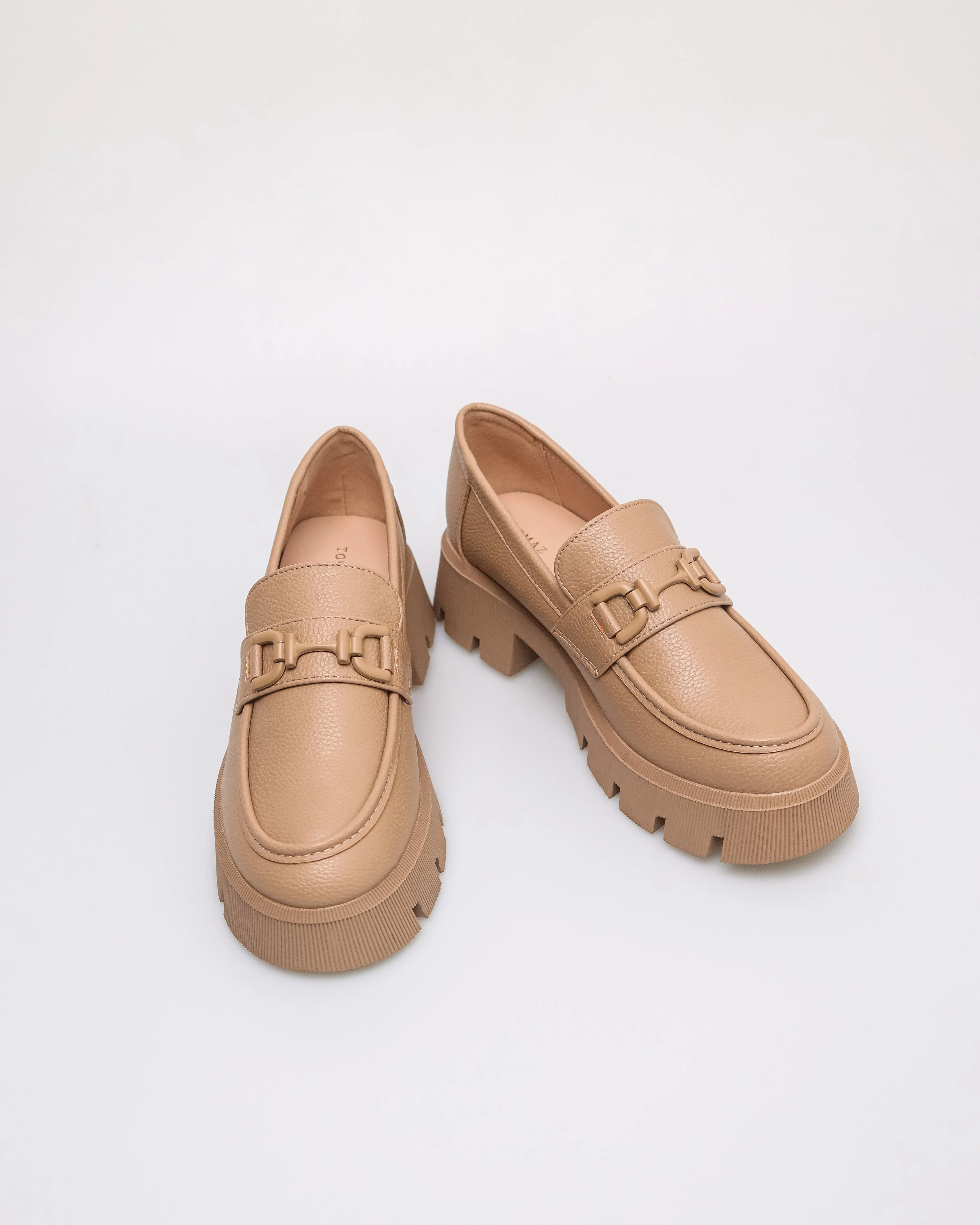 Tomaz NN493 Ladies Chunk Horsebit Loafers