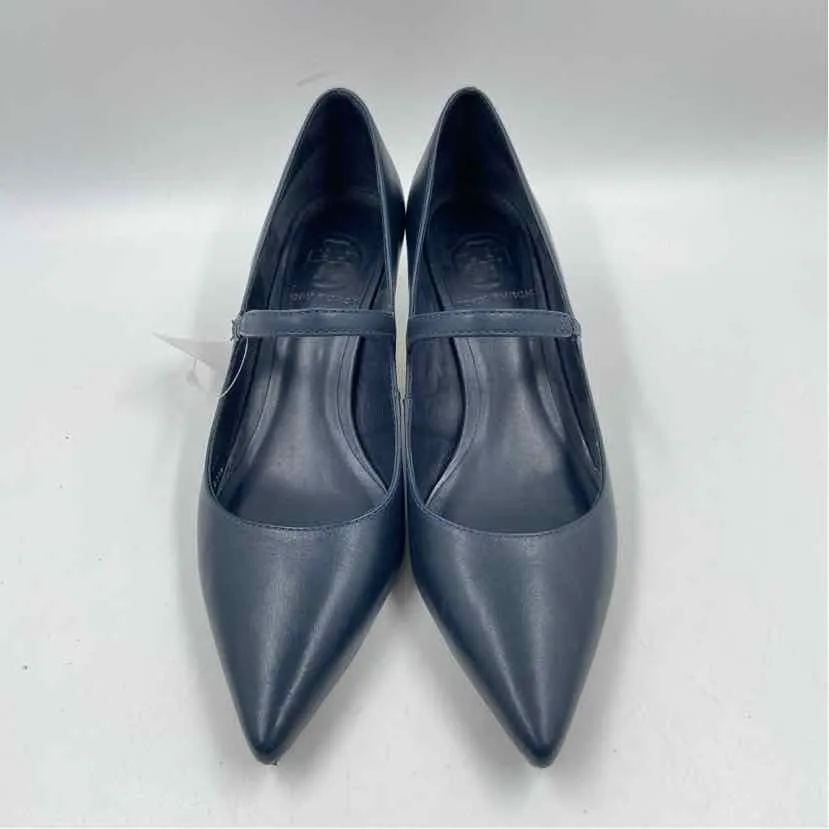 Tory Burch Women's Shoe Size 6 Navy Solid Heels