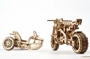 UGears Scrambler UGR-10 sidecar