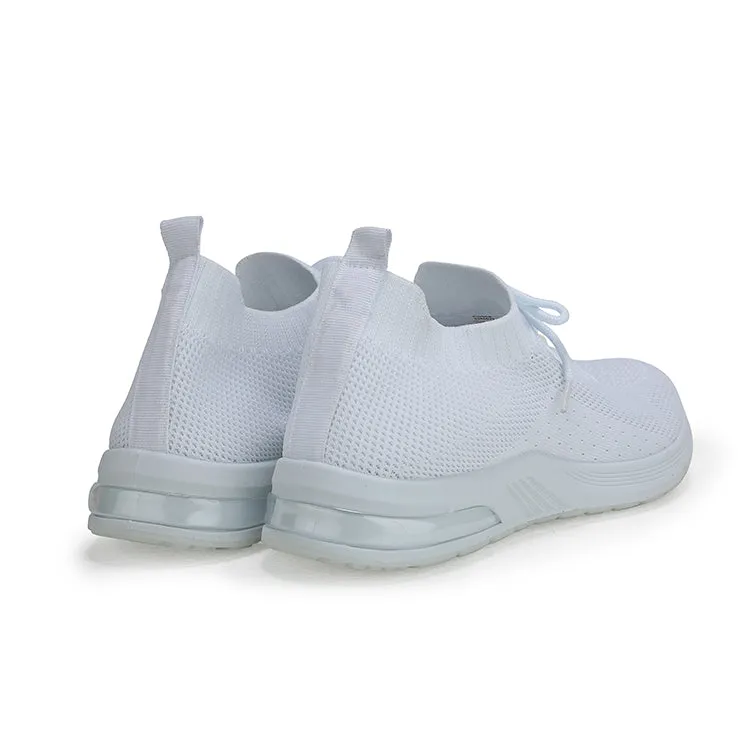 UNISEX WHITE CORTINA LACE UP SNEAKERS