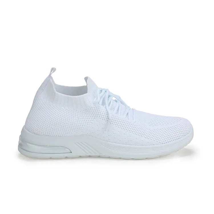 UNISEX WHITE CORTINA LACE UP SNEAKERS