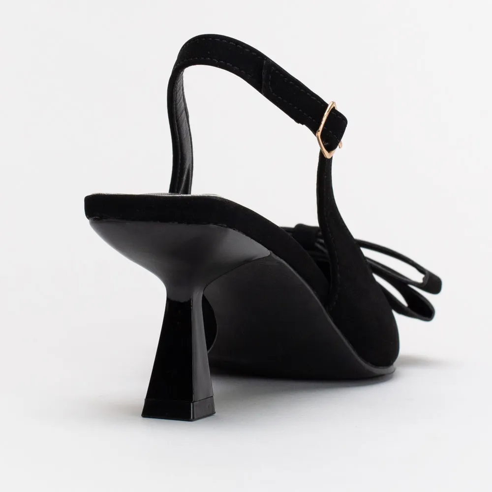 Unreal Sling-Back Bow Heel _ 155390