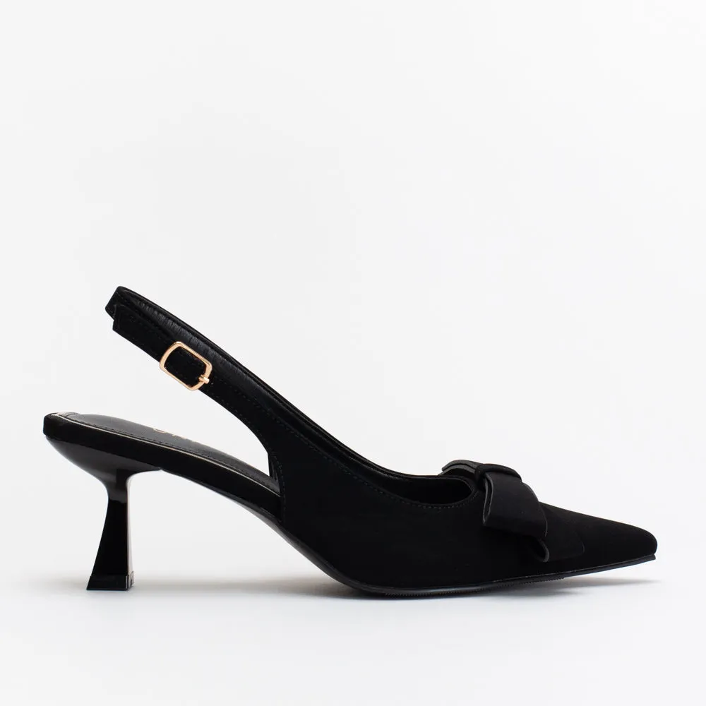Unreal Sling-Back Bow Heel _ 155390