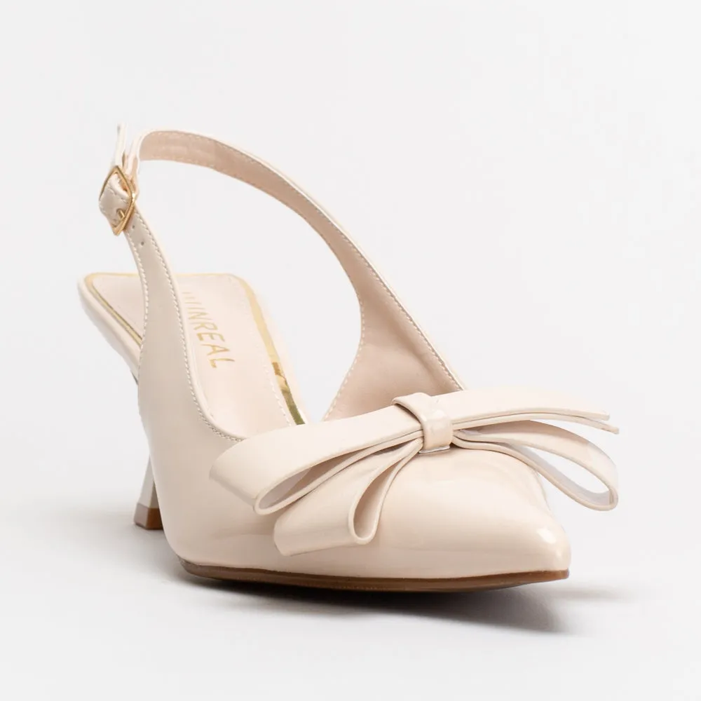 Unreal Sling-Back Bow Heel _ 155390