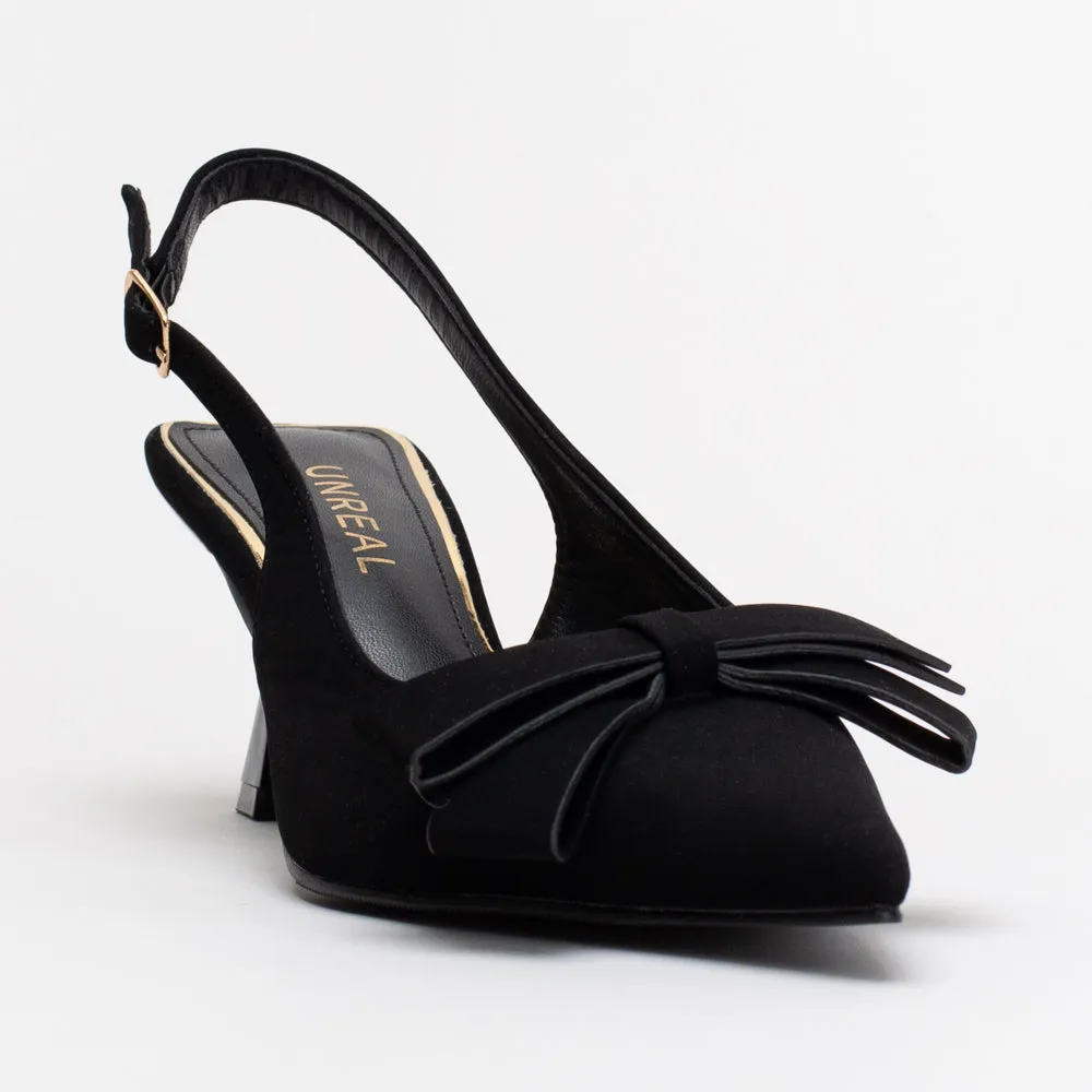 Unreal Sling-Back Bow Heel _ 155390