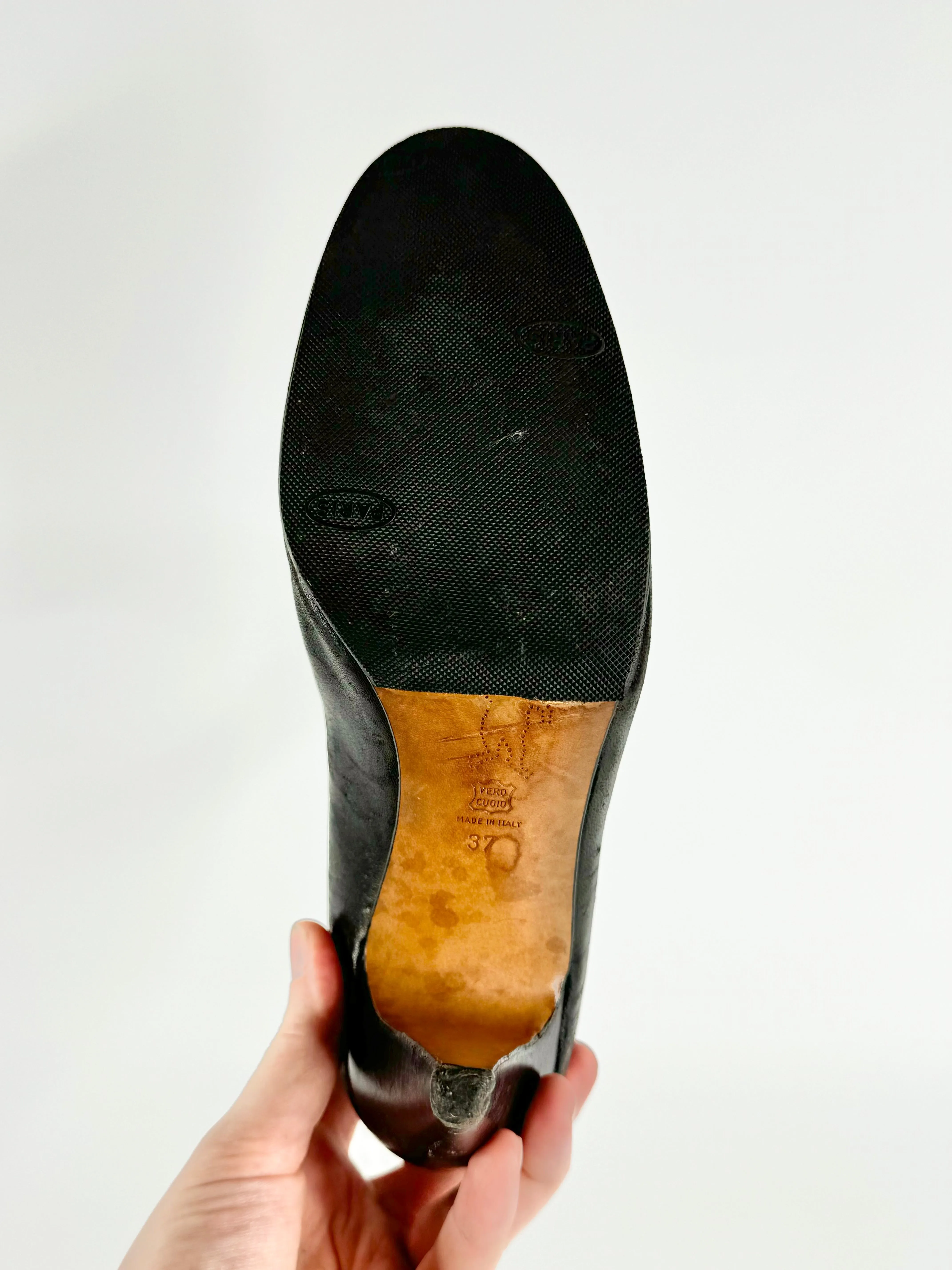 Vintage Marni Sleek Black Mary Janes - EU37